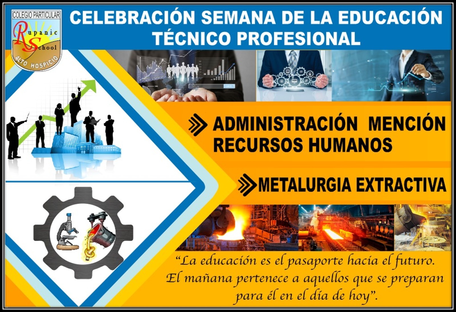Inicio Semana Feria TP «Administración de Empresa & Extracción Metalurgia»
